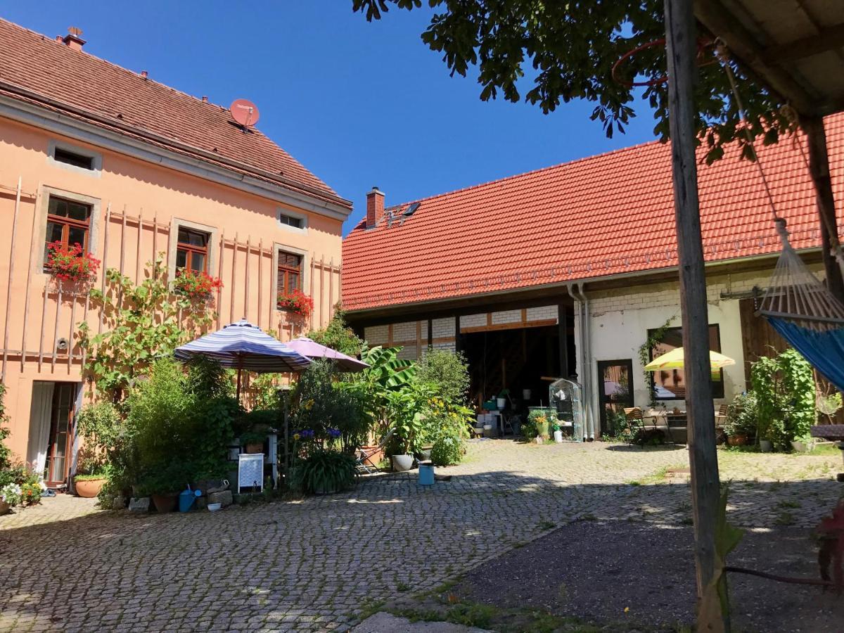 Ferienwohnung Alter Bauernhof Dresde Exterior foto